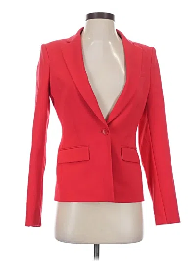 Pre-owned Bcbgmaxazria Blazer Jacket In Red
