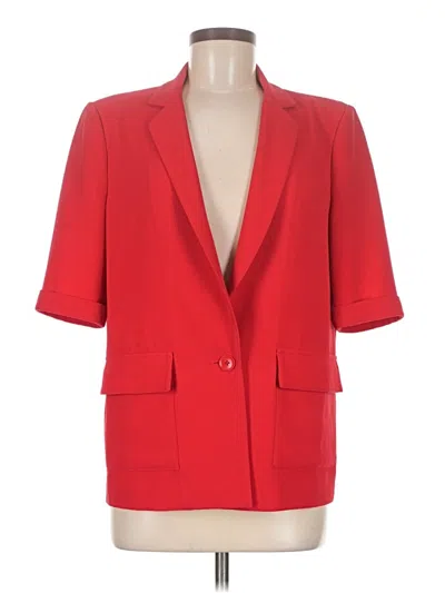 Pre-owned Bcbgmaxazria Blazer Jacket In Red