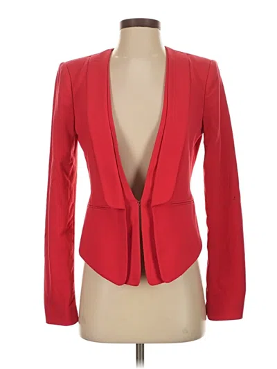 Pre-owned Bcbgmaxazria Blazer Jacket In Red