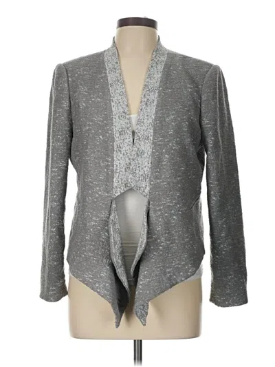 Pre-owned Bcbgmaxazria Blazer Jacket In Silver