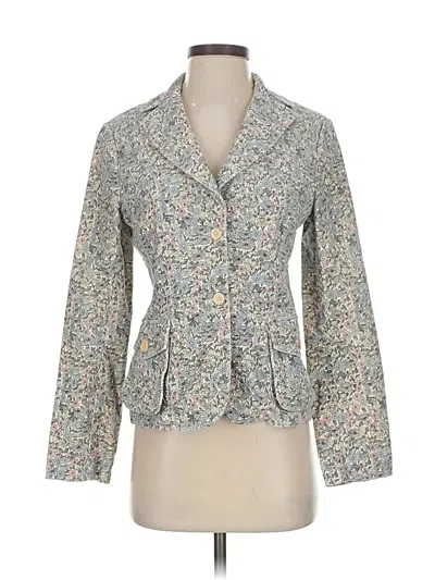 Pre-owned Bcbgmaxazria Blazer Jacket In White