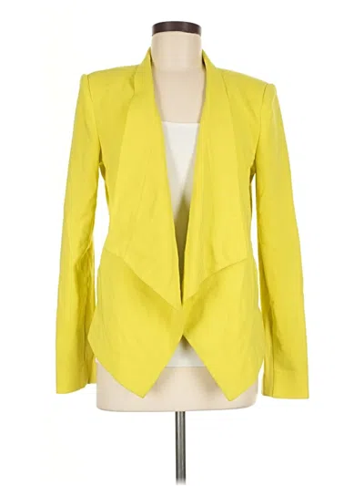 Pre-owned Bcbgmaxazria Blazer Jacket In Yellow
