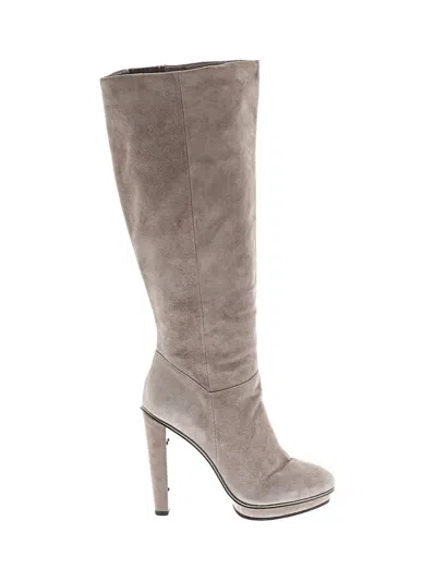 Pre-owned Bcbgmaxazria Boots In Gray