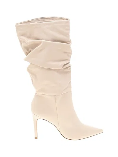 Pre-owned Bcbgmaxazria Boots In Ivory