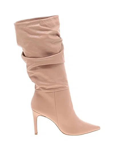 Pre-owned Bcbgmaxazria Boots In Tan
