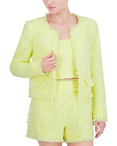 Bcbgmaxazria Boucle Jacket In Yellow