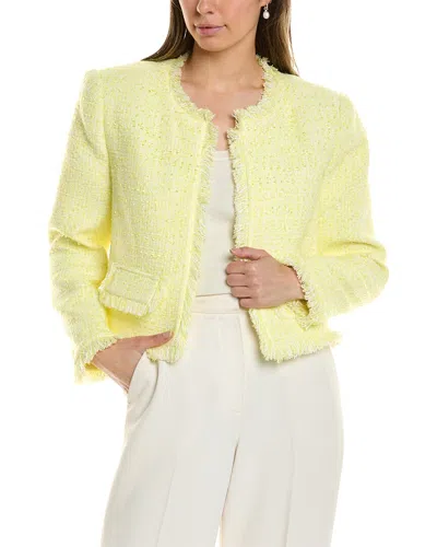 Bcbgmaxazria Boucle Jacket In Yellow