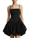 Bcbgmaxazria Bubble Mini Dress In Black