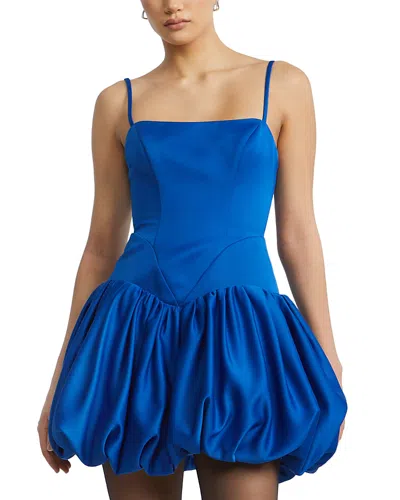 Bcbgmaxazria Bubble Mini Dress In Blue