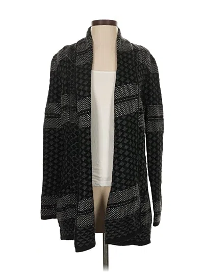 Pre-owned Bcbgmaxazria Cardigan Sweater In Black