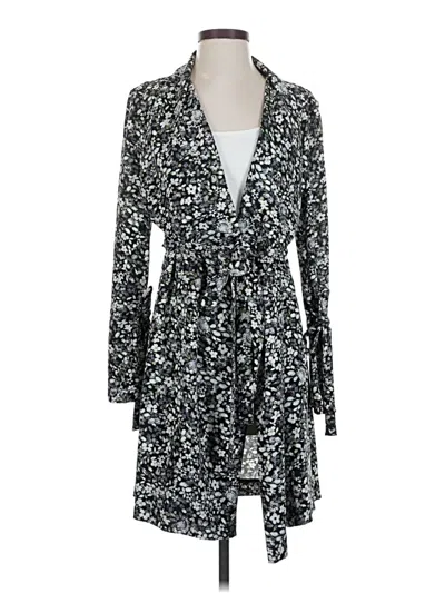 Pre-owned Bcbgmaxazria Cardigan Sweater In Black