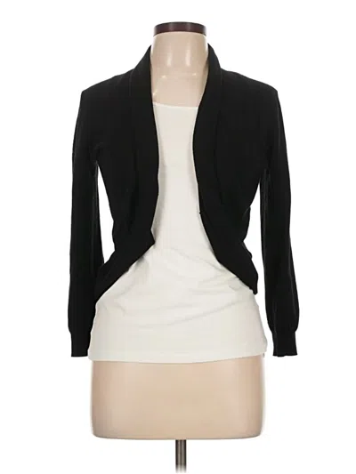 Pre-owned Bcbgmaxazria Cardigan Sweater In Black