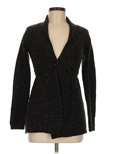 Pre-owned Bcbgmaxazria Cardigan Sweater In Black