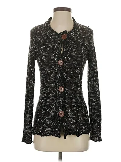 Pre-owned Bcbgmaxazria Cardigan Sweater In Black