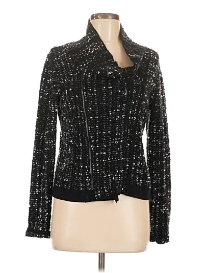 Pre-owned Bcbgmaxazria Cardigan Sweater In Black