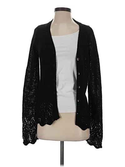 Pre-owned Bcbgmaxazria Cardigan Sweater In Black