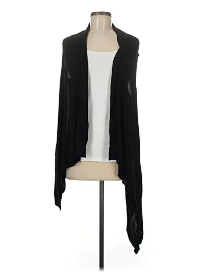 Pre-owned Bcbgmaxazria Cardigan Sweater In Black