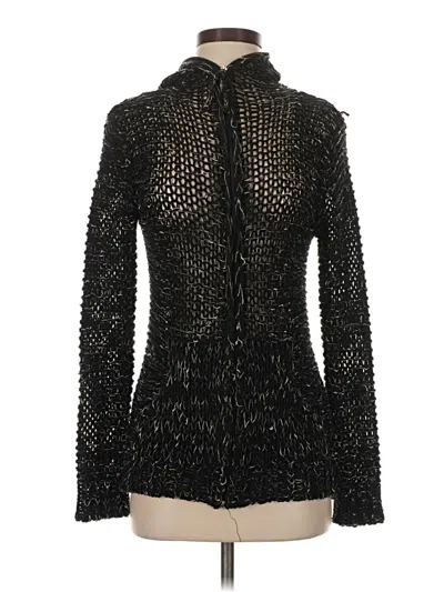 Pre-owned Bcbgmaxazria Cardigan Sweater In Black