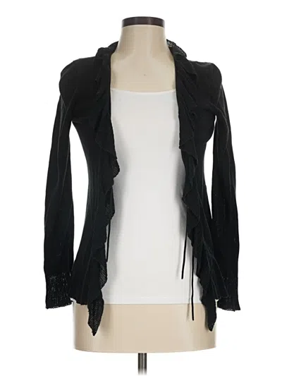 Pre-owned Bcbgmaxazria Cardigan Sweater In Black