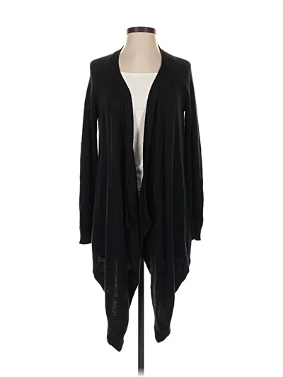 Pre-owned Bcbgmaxazria Cardigan Sweater In Black