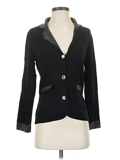 Pre-owned Bcbgmaxazria Cardigan Sweater In Black