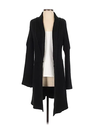Pre-owned Bcbgmaxazria Cardigan Sweater In Black