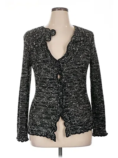 Pre-owned Bcbgmaxazria Cardigan Sweater In Black