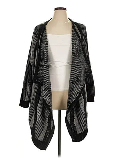 Pre-owned Bcbgmaxazria Cardigan Sweater In Black