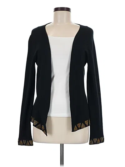 Pre-owned Bcbgmaxazria Cardigan Sweater In Black
