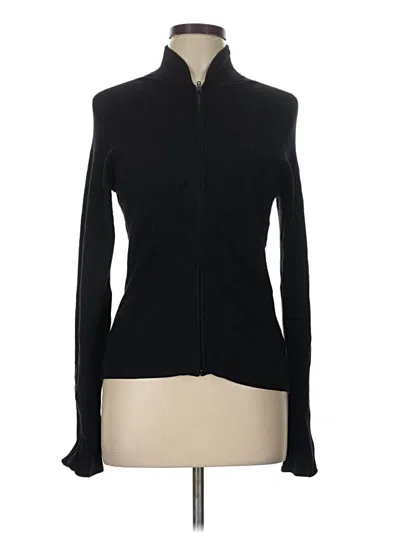 Pre-owned Bcbgmaxazria Cardigan Sweater In Black