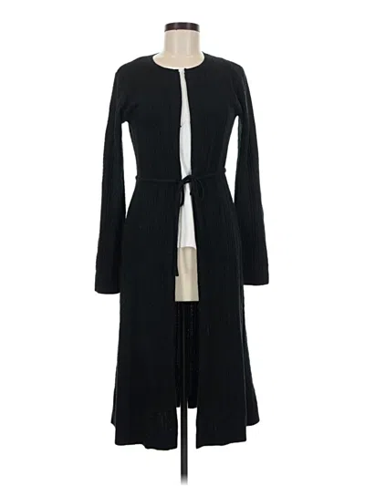Pre-owned Bcbgmaxazria Cardigan Sweater In Black