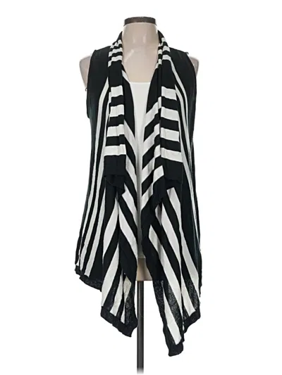 Pre-owned Bcbgmaxazria Cardigan Sweater In Black