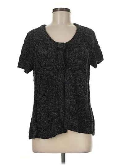 Pre-owned Bcbgmaxazria Cardigan Sweater In Black