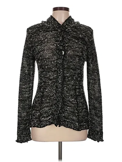 Pre-owned Bcbgmaxazria Cardigan Sweater In Black
