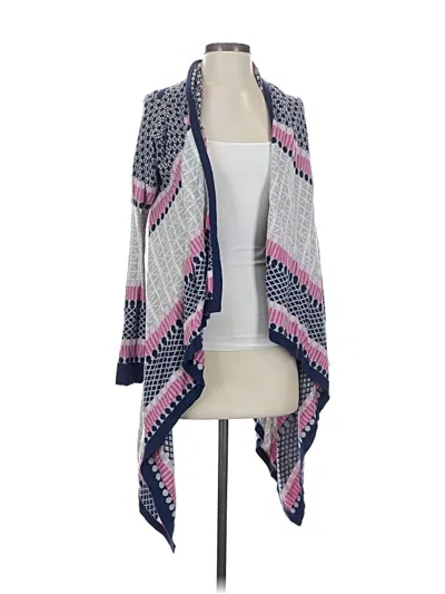 Pre-owned Bcbgmaxazria Cardigan Sweater In Blue