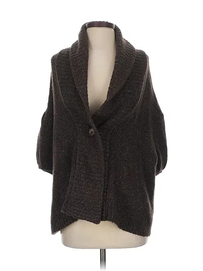 Pre-owned Bcbgmaxazria Cardigan Sweater In Brown