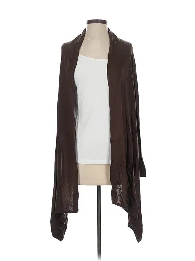 Pre-owned Bcbgmaxazria Cardigan Sweater In Brown