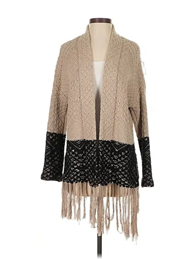 Pre-owned Bcbgmaxazria Cardigan Sweater In Brown