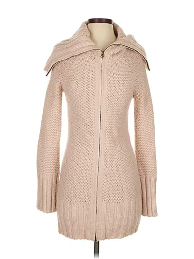 Pre-owned Bcbgmaxazria Cardigan Sweater In Brown