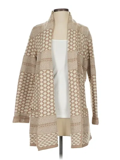 Pre-owned Bcbgmaxazria Cardigan Sweater In Brown