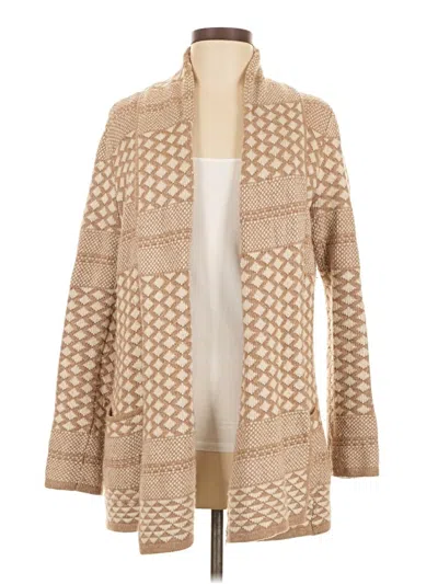 Pre-owned Bcbgmaxazria Cardigan Sweater In Brown