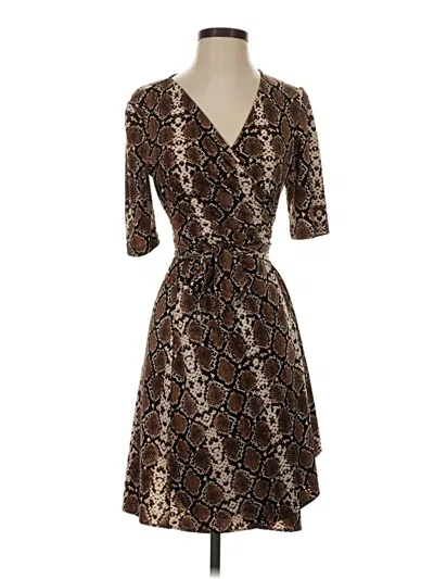 Pre-owned Bcbgmaxazria Cardigan Sweater In Brown