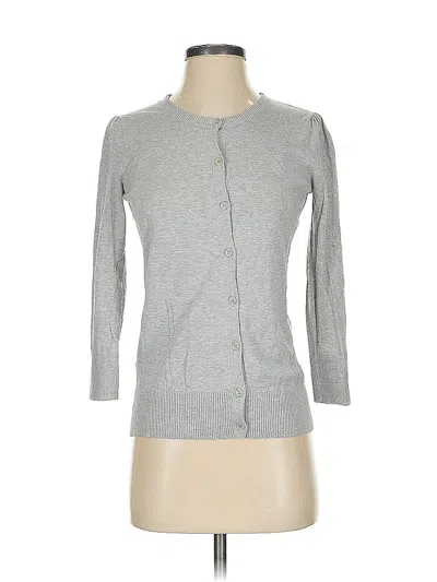 Pre-owned Bcbgmaxazria Cardigan Sweater In Gray