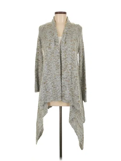 Pre-owned Bcbgmaxazria Cardigan Sweater In Gray