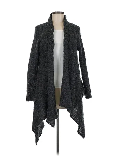 Pre-owned Bcbgmaxazria Cardigan Sweater In Gray