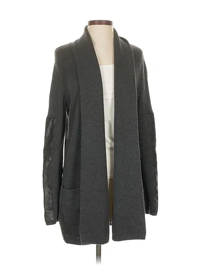 Pre-owned Bcbgmaxazria Cardigan Sweater In Gray