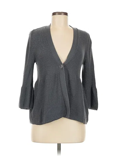 Pre-owned Bcbgmaxazria Cardigan Sweater In Gray