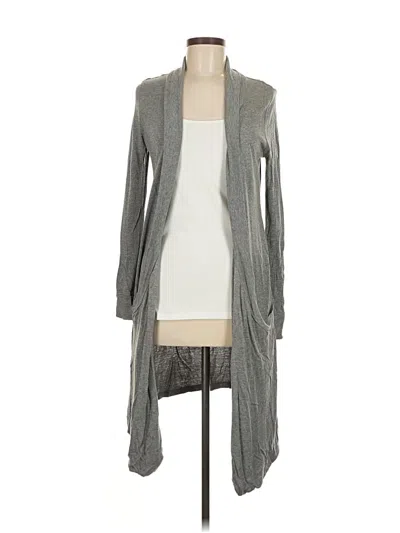 Pre-owned Bcbgmaxazria Cardigan Sweater In Gray