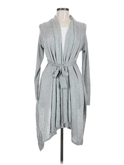Pre-owned Bcbgmaxazria Cardigan Sweater In Gray