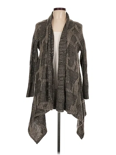 Pre-owned Bcbgmaxazria Cardigan Sweater In Gray